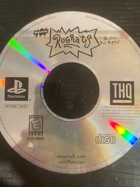 Rugrats: Search for Reptar (Sony PlayStation 1, 1998) Disc Only